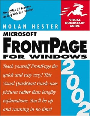 frontpage 2002 for windows 1st edition nolan hester 0201741431, 978-0201741438