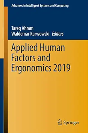 applied human factors and ergonomics 2019 1st edition tareq ahram ,waldemar karwowski 3030225208,