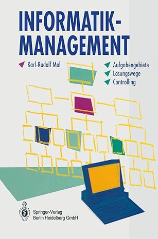 informatik management aufgabengebiete la sungswege controlling 1st edition karl rudolf moll ,e denert