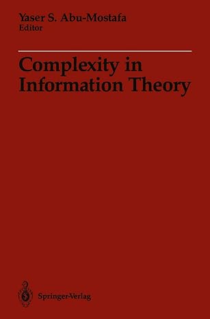 complexity in information theory 1st edition yaser s abu mostafa 0387966005, 978-0387966007