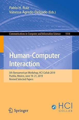human computer interaction 5th iberoamerican workshop hci collab 2019 puebla mexico june 19a 21 2019 revised