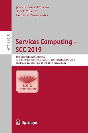 services computing a scc 2019 16th international conference held as part of the services conference