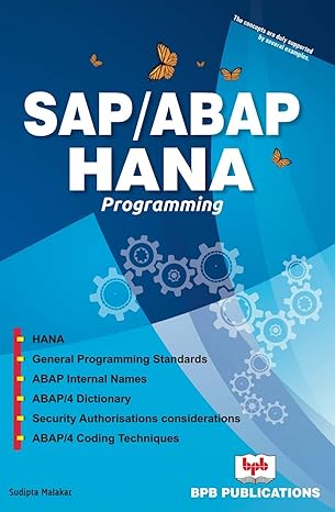 sap/abap hana programming 1st edition sudipta malakar 938728428x, 978-9387284289