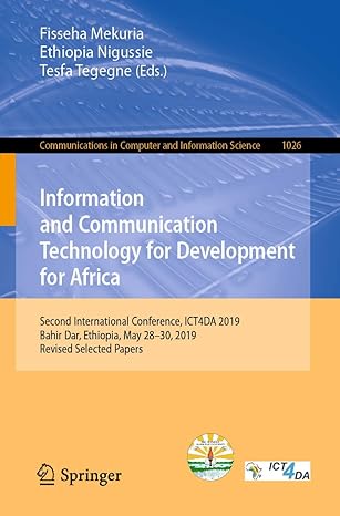 information and communication technology for development for africa second international conference ict4da