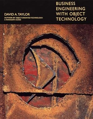 business engineering with object technology 1st edition david a taylor 0471045217, 978-0471045212