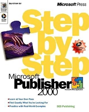 microsoft publisher 2000 step by step 1st edition activeeducation 1572319879, 978-1572319875