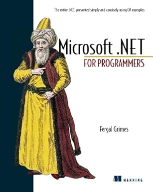 microsoft net for programmers 1st edition fergal grimes 1930110197, 978-1930110199