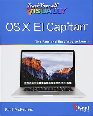 os x el capitan 1st edition paul mcfedries 1119173876, 978-1119173878