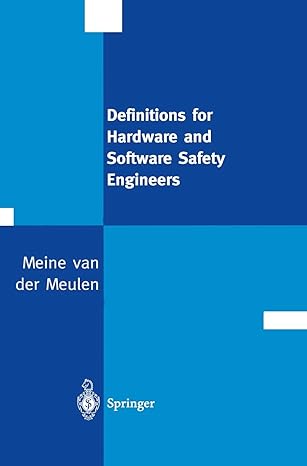 definitions for hardware and software safety engineers 1st edition m j p van der meulen 1852331755,