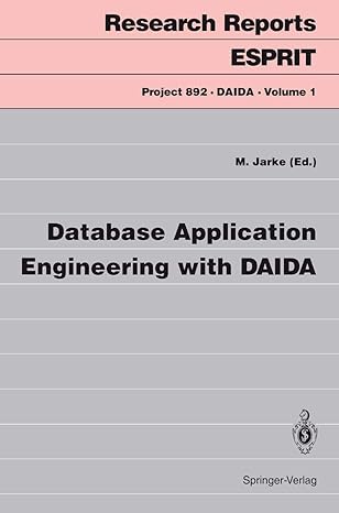 database application engineering with daida 1st edition matthias jarke 3540562915, 978-3540562917