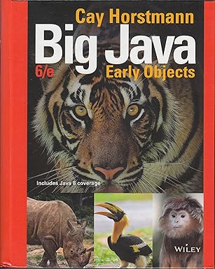 big java 6e binder ready version high school binding 1st edition cay s horstmann 1119221978, 978-1119221975