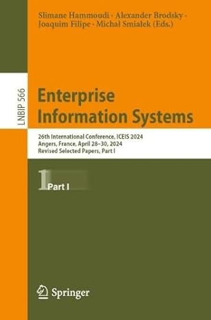 enterprise information systems 26th international conference iceis 2024 angers france april 28a 30 2024