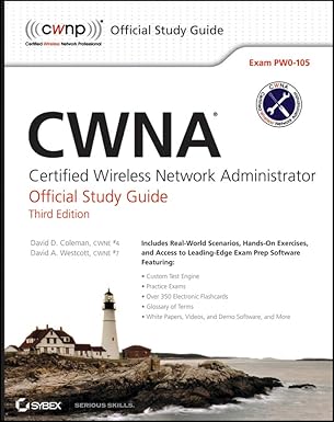 cwna certified wireless network administrator 1st edition david d coleman ,david a westcott 111812779x,