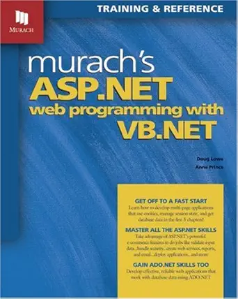 murachs asp net web programming with vb net 1st edition doug lowe ,anne prince 1890774200, 978-1890774202
