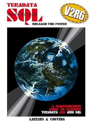 teradata sql unleash the power v2r6 1st edition thomas l coffing ,michael larkins 0970498039, 978-0970498038