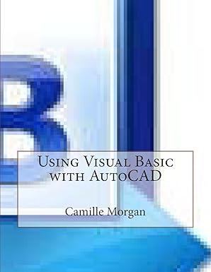 using visual basic with autocad 1st edition camille j morgan 1505294681, 978-1505294682