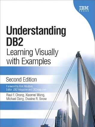 understanding db2 learning visually with examples 1st edition raul f chong ,xiaomei wang ,michael dang