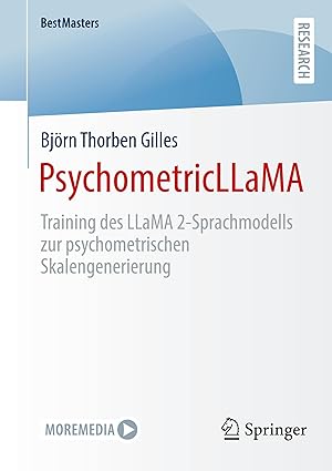 psychometricllama training des llama 2 sprachmodells zur psychometrischen skalengenerierung 1st edition bja