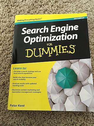 search engine optimization for dummies 1st edition peter kent 1118336852, 978-1118336854