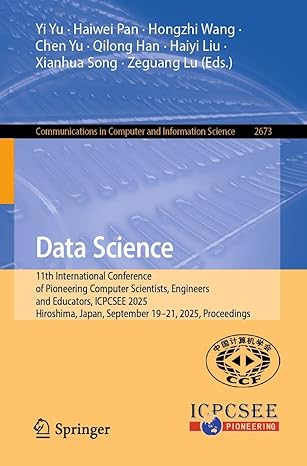 data science 11th international conference of pioneering computer scientists engineers and educators icpcsee