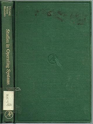 studies in operating systems 1st edition author unknown 0124843506, 978-0124843509