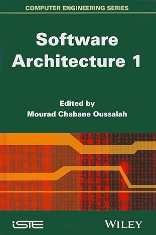 software architecture 1 1st edition mourad chabane oussalah 1848216009, 978-1848216006
