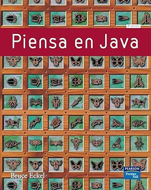 piensa en java 1st edition bruce eckel 8489660344, 978-8489660342