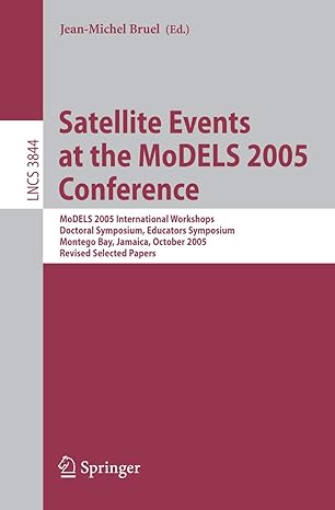 satellite events at the models 2005 conference models 2005 international workshop oclws modeva martes aom