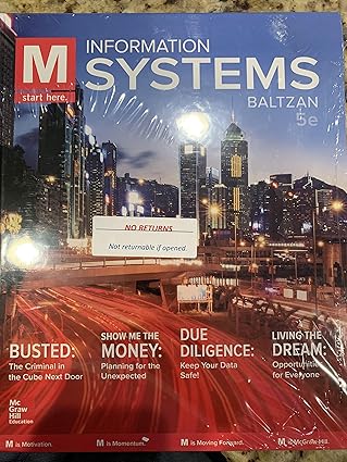 m information systems 1st edition paige baltzan 1259924912, 978-1259924910