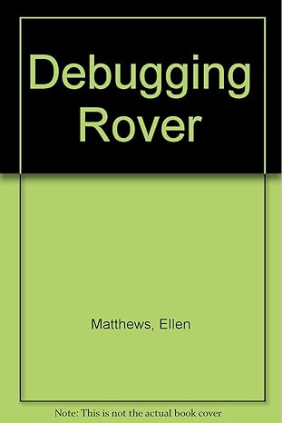 debugging rover 1st edition ellen matthews ,arthur thompson 0396087299, 978-0396087298