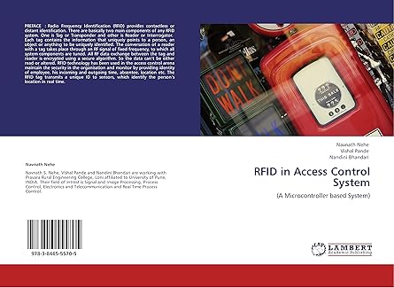 rfid in access control system 1st edition navnath nehe ,vishal pande ,nandini bhandari 3846555703,