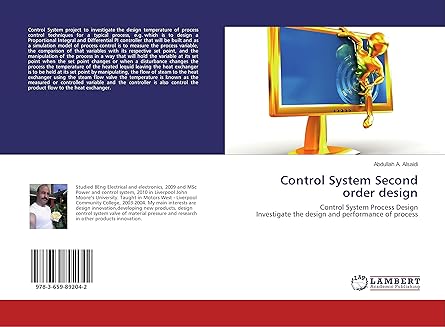 control system second order design control system process design investigate the design and performance of