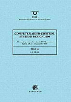 computer aided control systems design 2000 1st edition j o gray 0080436609, 978-0080436609
