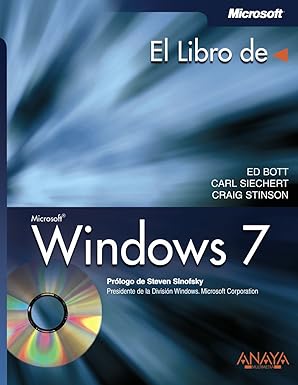 windows 7 1st edition carl siechert ,craig stinson ,ed boot 8441527059, 978-8441527058