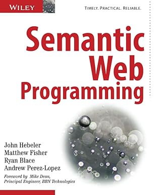 semantic web programming 1st edition hebeler 047041801x, 978-0470418017