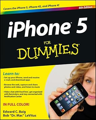 iphone 5 for dummies 1st edition edward c baig ,bob levitus 1118352017, 978-1118352014
