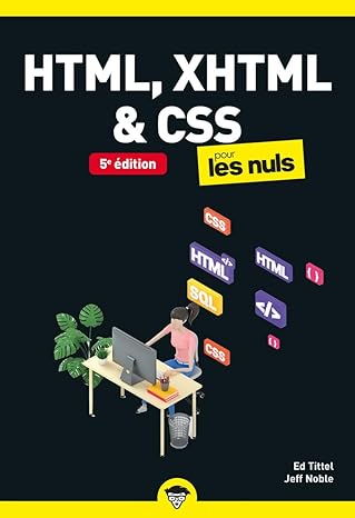 html xhtml et css pour les nuls poche 5e adition 1st edition ed tittel ,jeff noble ,jean pierre cano