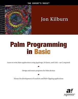 palm programming in basic 1st edition jon kilburn 1893115496, 978-1893115491