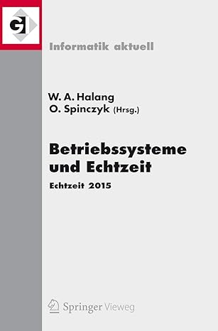 betriebssysteme und echtzeit echtzeit 2015 1st edition wolfgang a halang ,olaf spinczyk 3662486105,