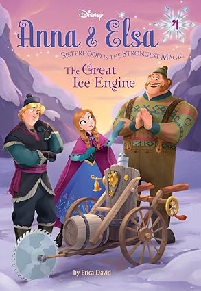 anna and elsa #4 the great ice engine 1st edition erica david ,francesco legramandi ,gabriella matta ,bill