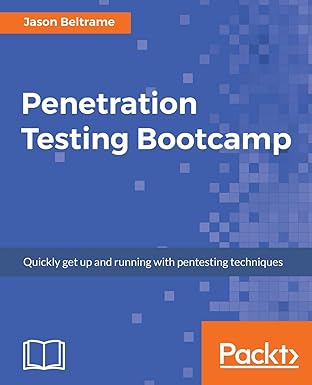 penetration testing bootcamp quickly get up and running with pentesting techniques 1st edition jason beltrame