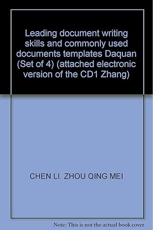 leading document writing skills and commonly used documents templates daquan 1st edition chen li zhou qing