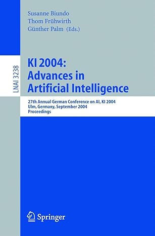 ki 2004 advances in artificial intelligence 27th annual german conference in ai ki 2004 ulm germany september