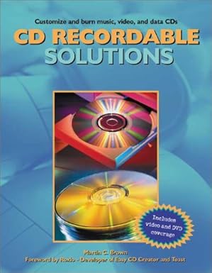 cd recordable solutions 1st edition martin c brown 1929685114, 978-1929685110