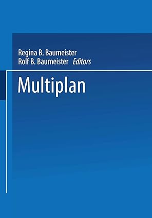 multiplan 1st edition regina b baumeister ,rolf b baumeister 3663198820, 978-3663198826