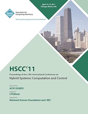 hscc 11 proceedings of the 14th international conference on hybrid systems computation and control 1st