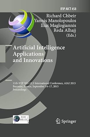 artificial intelligence applications and innovations 11th ifip wg 12 5 international conference aiai 2015