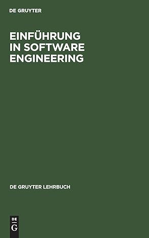 einfa 1/4hrung in software engineering 1st edition reinhold kimm ,wilfried koch ,werner simonsmeier