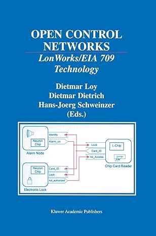 open control networks lonworks/eia 709 technology 1st edition dietmar loy ,dietmar dietrich ,hans ja rg
