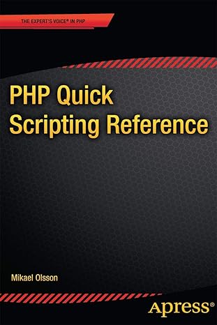 php quick scripting reference 1st edition mikael olsson 1430262834, 978-1430262831